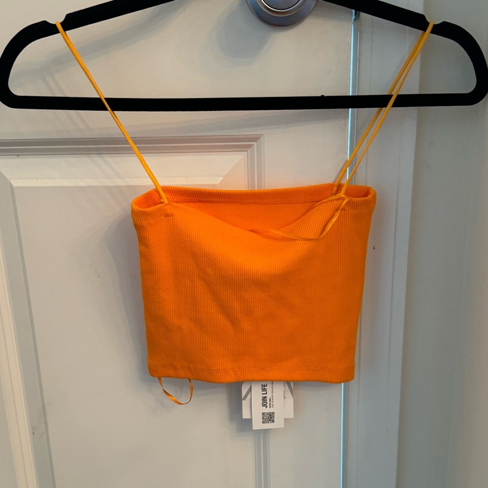 Orange tank top